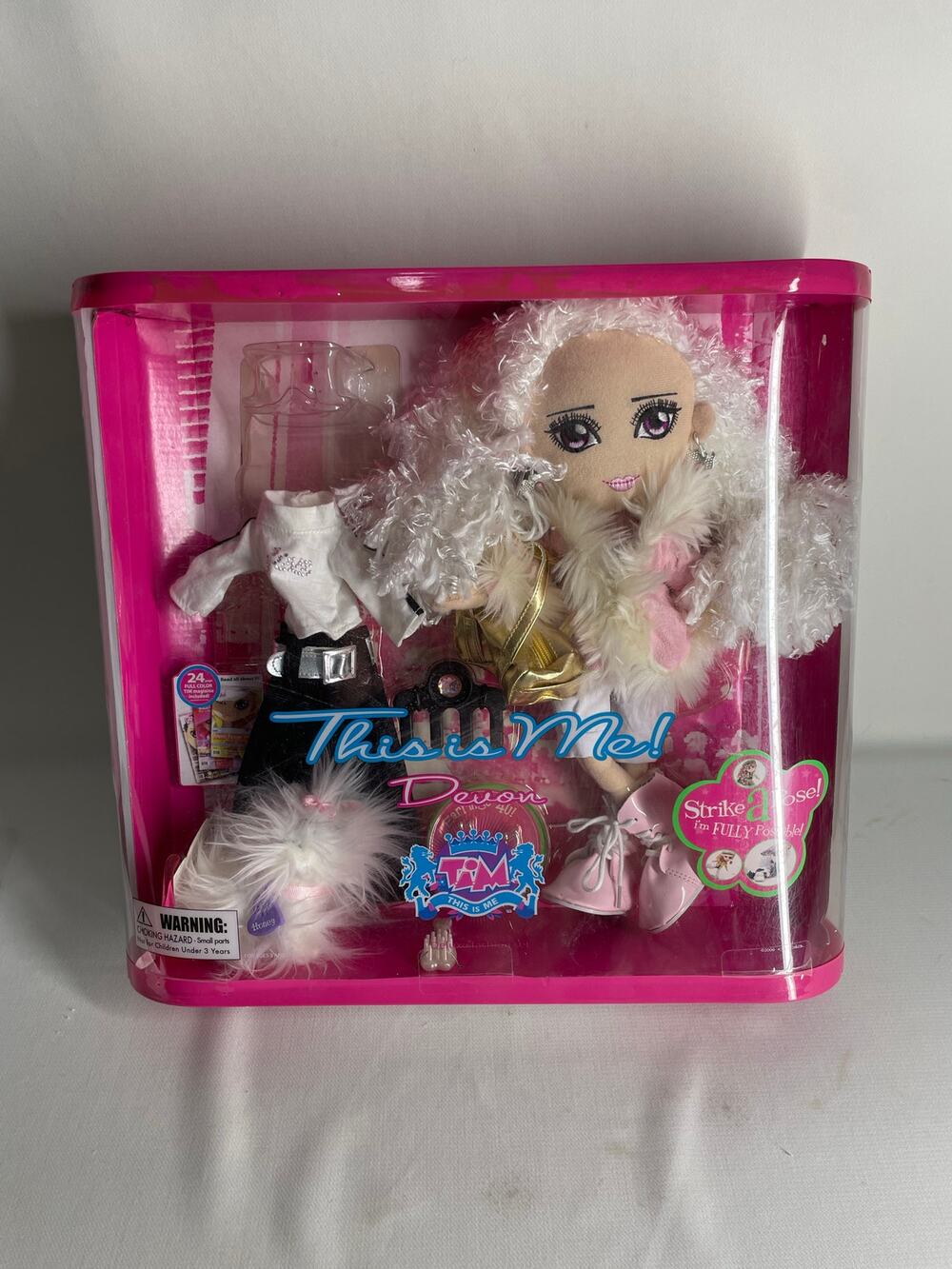 TIM This is Me DEVON Doll New in Box 2006 Poseable Plush w Outfit Cepia